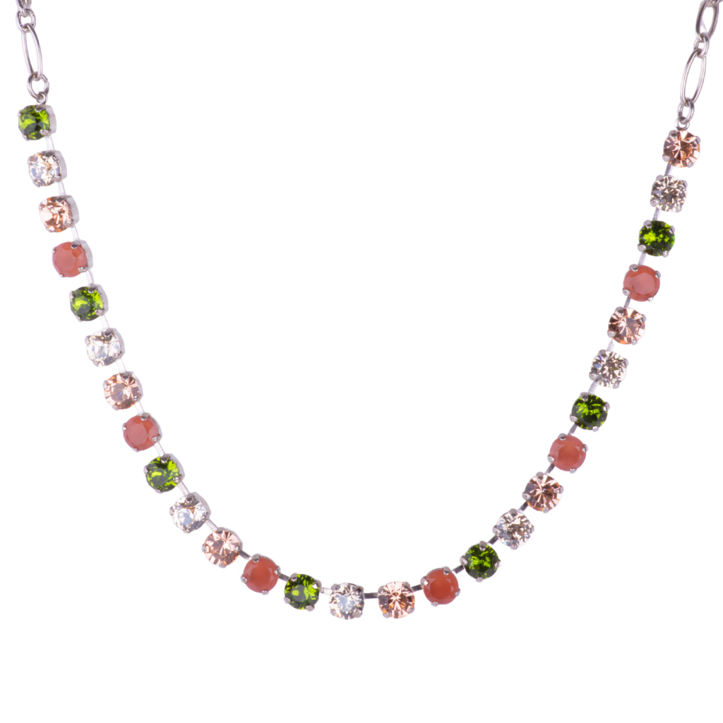 Medium Everyday Necklace "Sedona" - Rhodium