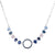 Medium Everyday Oval Circle Necklace in "Harvest Moon" - Rhodium