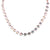 Large Everyday Necklace in "White Patina" - Rose Gold