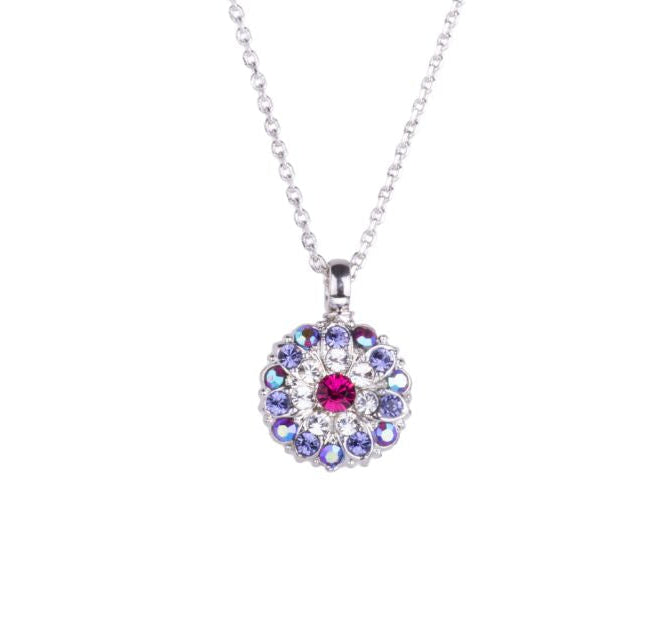 Guardian Angel Birthstone Pendant in "Berry" - Rhodium