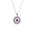 Guardian Angel Birthstone Pendant in "Berry" - Rhodium