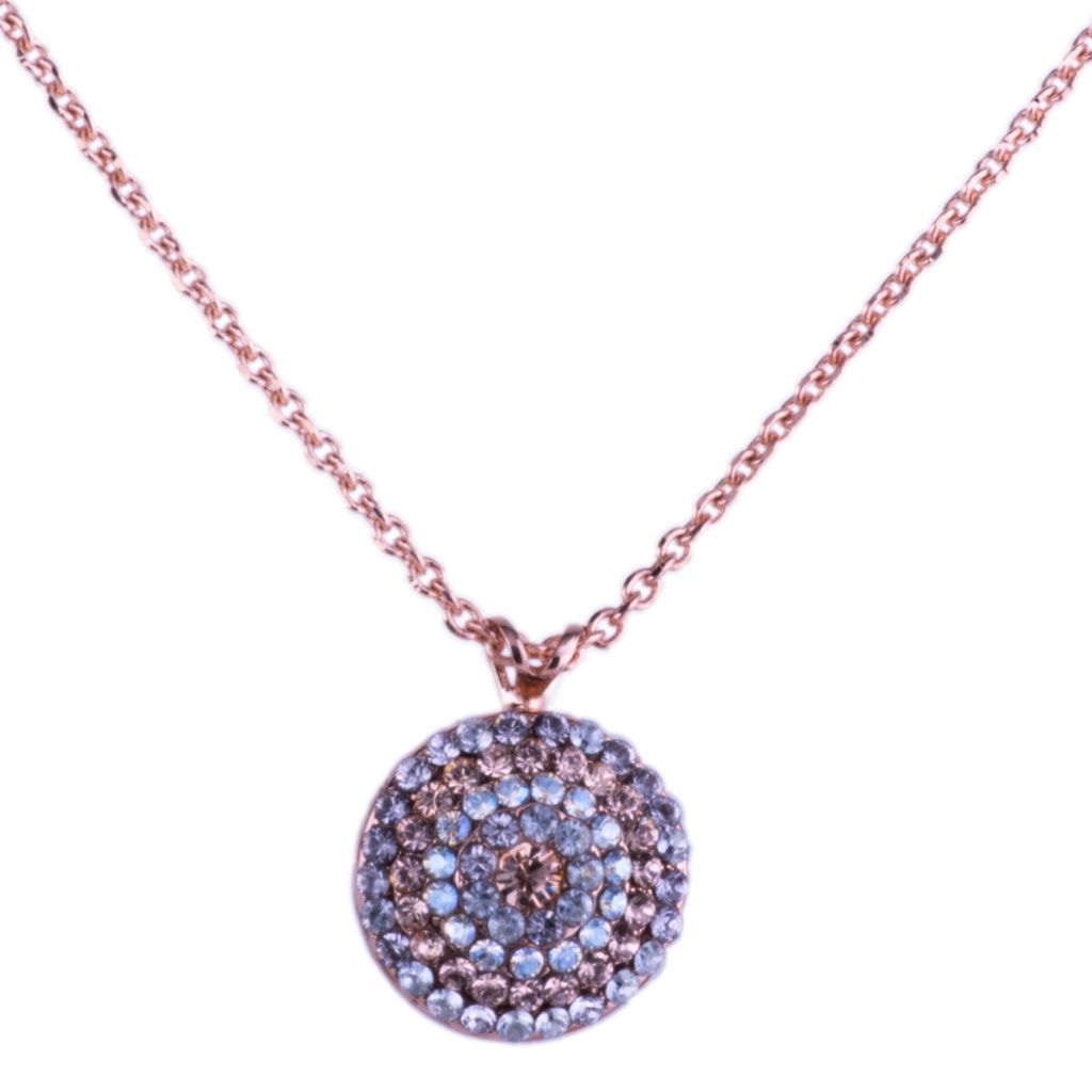 Extra Luxurious Pavé Pendant in "Dancing in the Moonlight" - Rose Gold