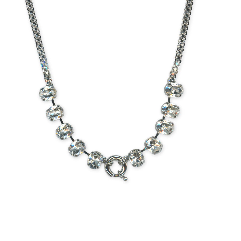 Large Oval Charm Necklace- Choose your Color