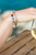 Large Daisy Bracelet in "Vineyard Veranda" *Custom*