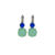 Lovable Double Stone Leverback Earrings in "Serenity" *Preorder*