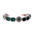 Emerald Cut and Round Cluster Bracelet in "Circle of Life" *Preorder*