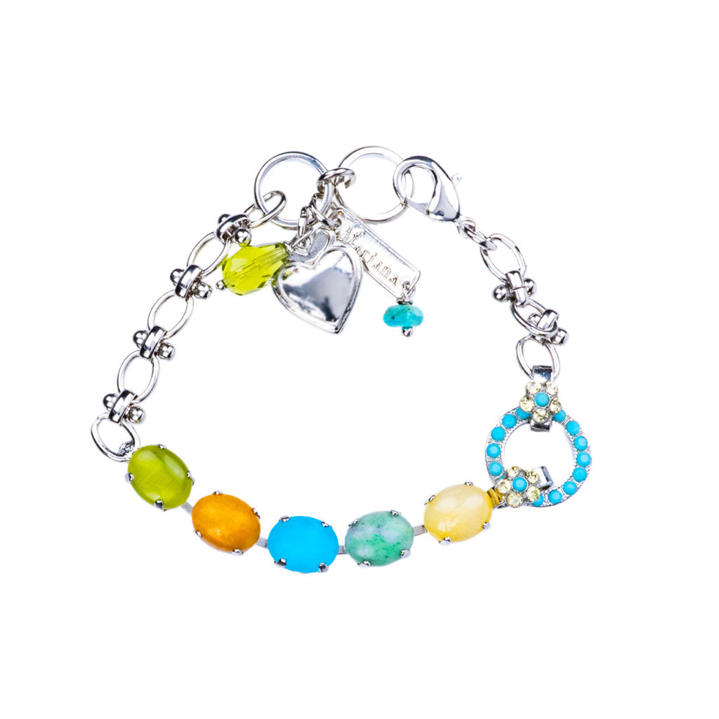 Oval Chain Bracelet in "Pistachio" *Preorder*