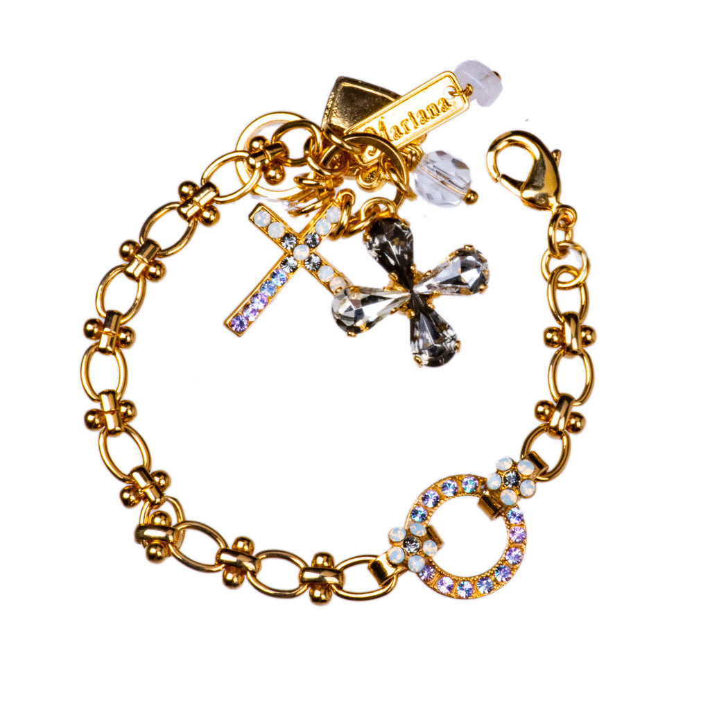 Chain Bracelet with Charms in "Ice Queen" *Preorder*