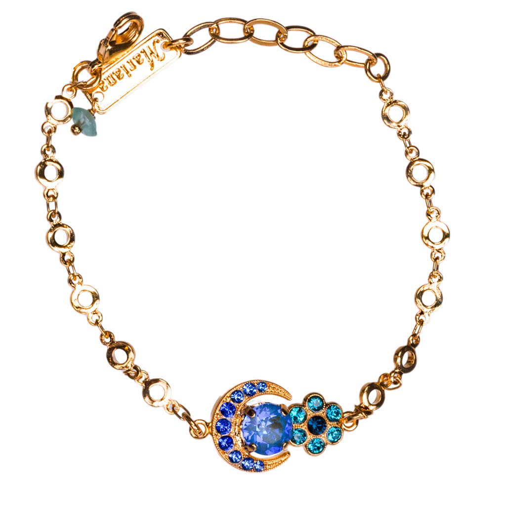 Crescent Moon Chain Bracelet in "Fairytale" *Custom*