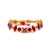 Medium Wallflower Bracelet in "Hibiscus" *Preorder*