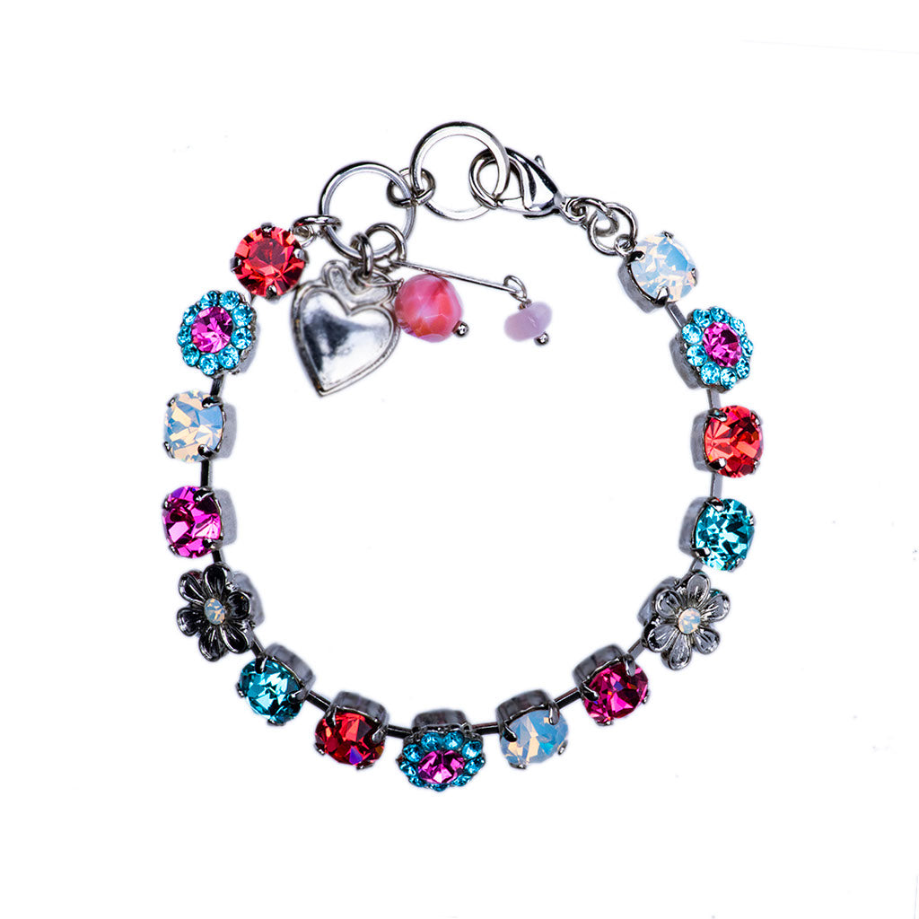 Blue Daisy Chain Bracelet, Bead Woven Flower Bracelet, Blue Flower Bracelet,  Forget Me Not Jewelry UK - Etsy Norway