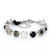 Large Rosette Bracelet in "Dusty Black" *Custom*