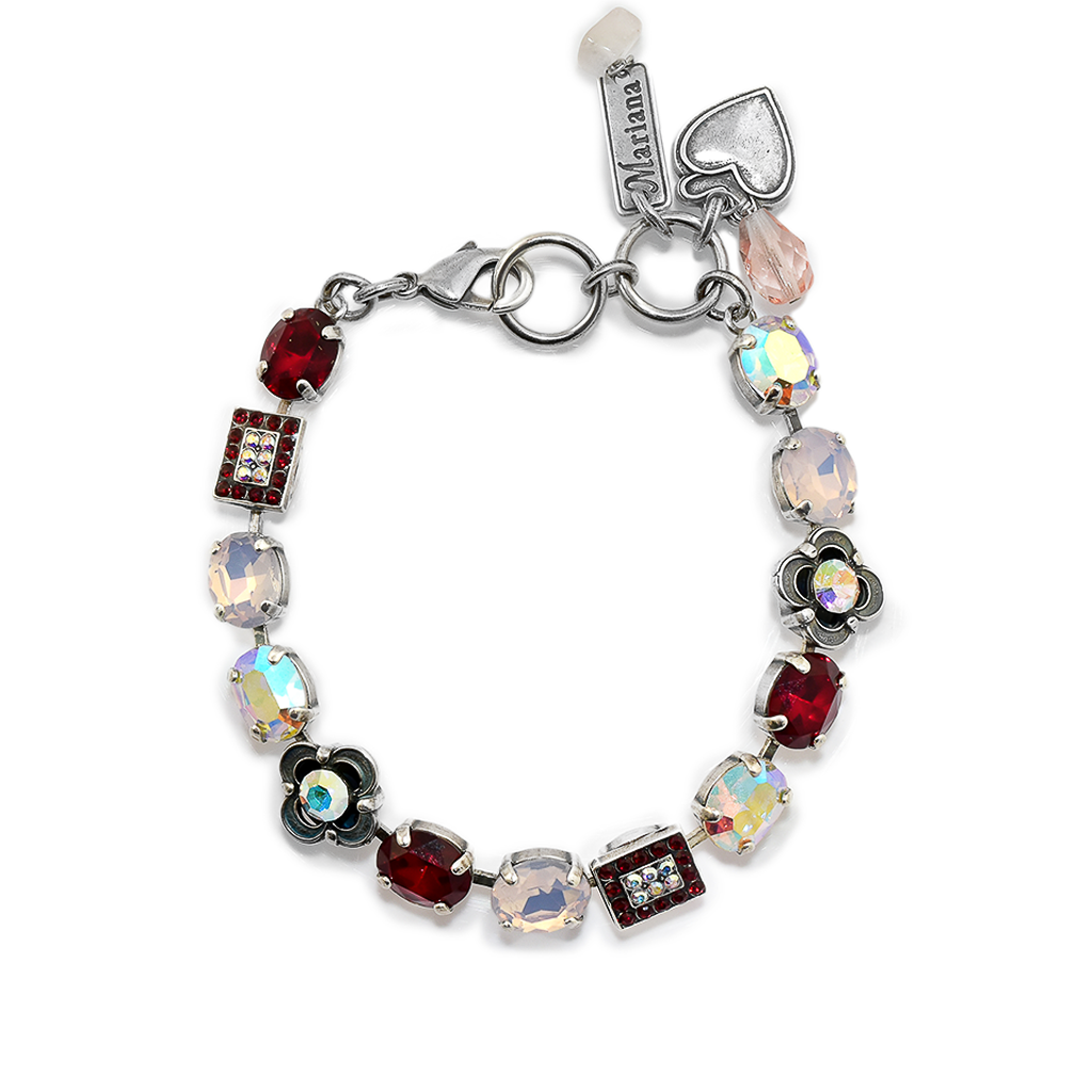 Oval and Square Cluster Bracelet in "True Romance *Preorder*