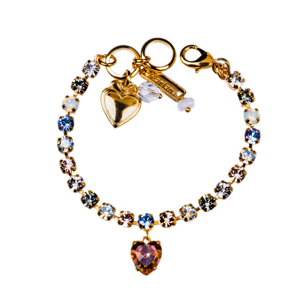 Petite Heart Dangle Bracelet in "Ice Queen" *Preorder*