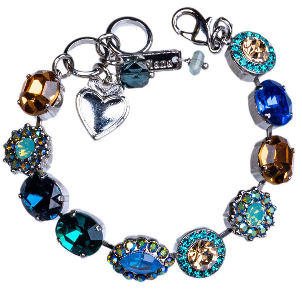 Large Oval Cluster Bracelet in "Fairytale" *Custom*