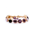 Large Oval Cluster Bracelet in "Amethyst" *Custom*