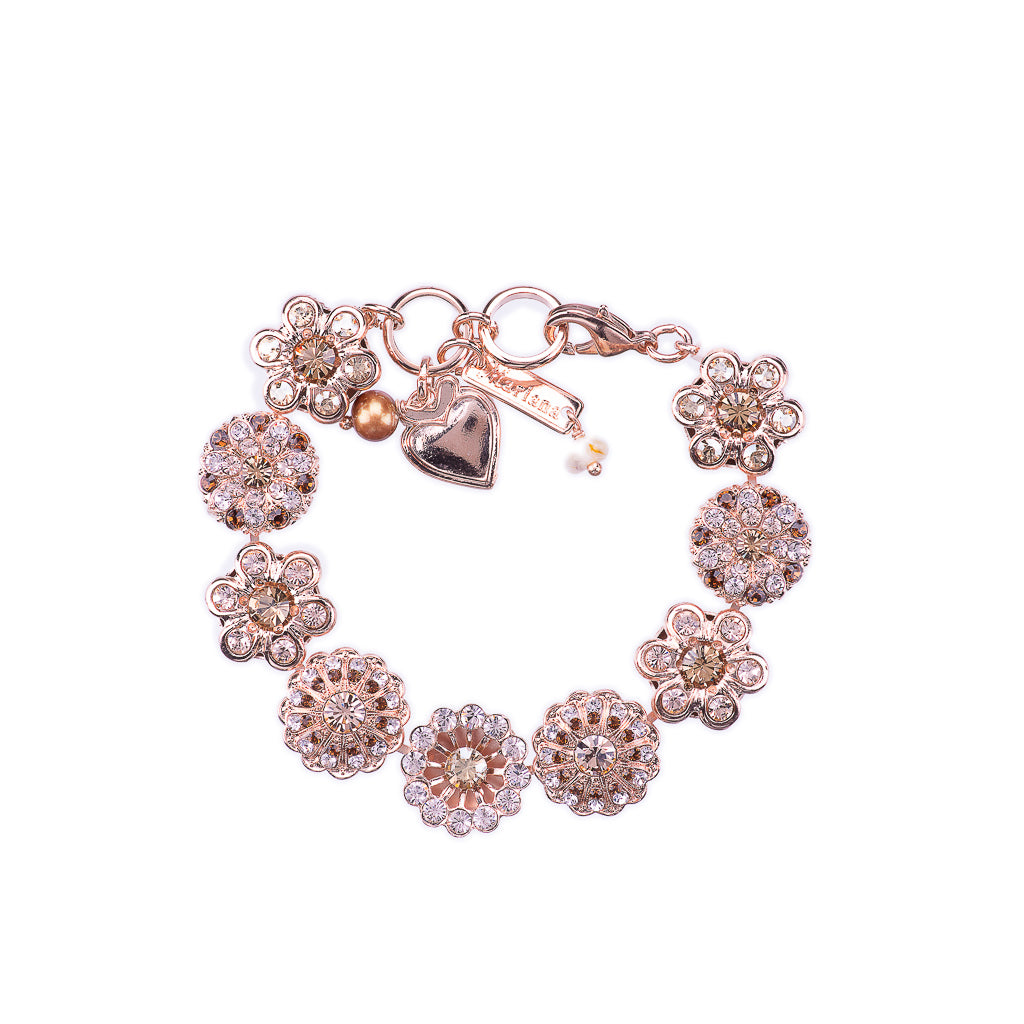Extra Luxurious Rosette Bracelet in "Chai" *Preorder*