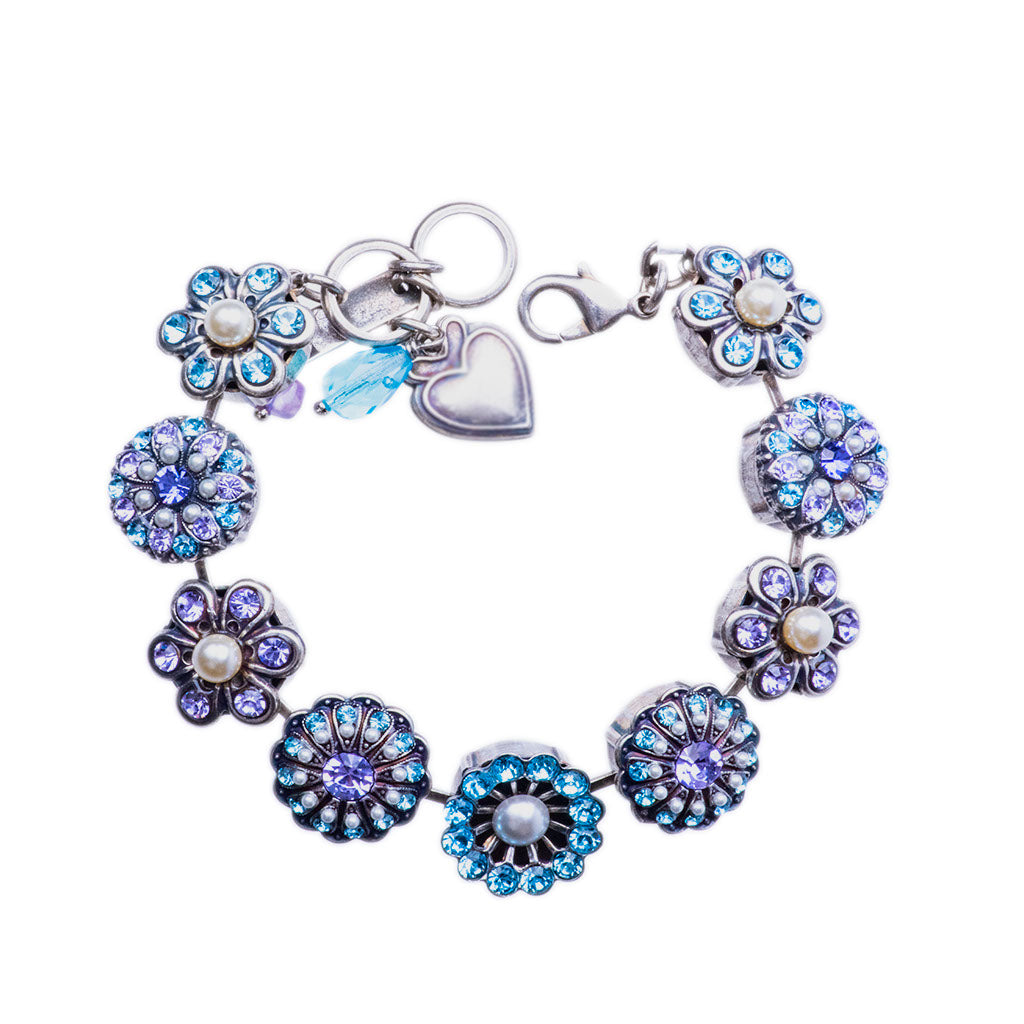 Extra Luxurious Rosette Bracelet in "Blue Moon" *Custom*