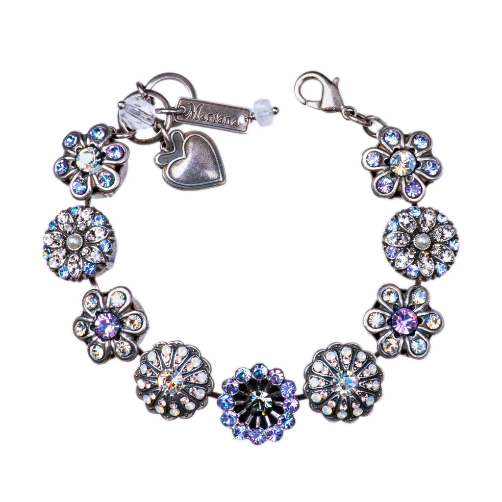 Extra Luxurious Rosette Bracelet in "Ice Queen" *Custom*