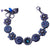 Extra Luxurious Rosette Bracelet in "Electric Blue" *Preorder*