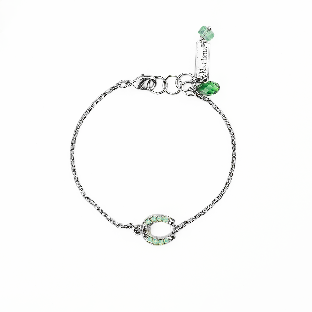 Petite Horseshoe Bracelet in "Pacific Opal" *Preorder*
