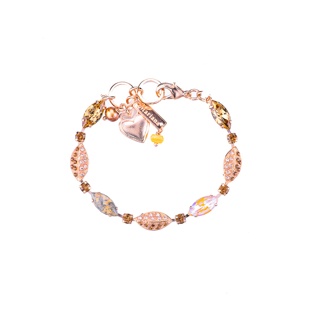 Marquise Leaf Bracelet in "Chai" *Custom*