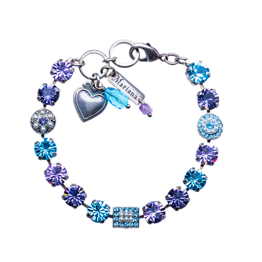 Medium Cluster and Pavé Bracelet in "Blue Moon" *Preorder*