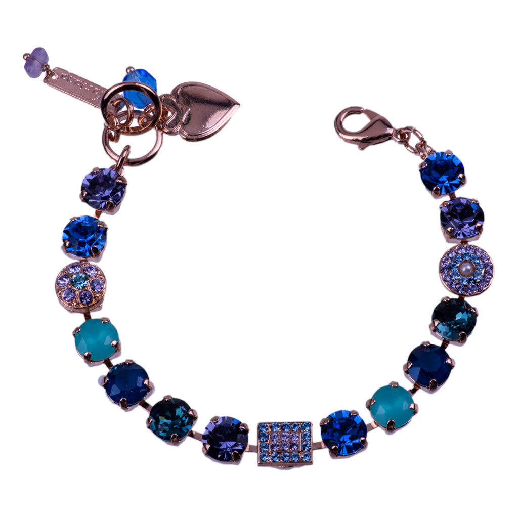 Medium Cluster and Pavé Bracelet in "Electric Blue" *Preorder*