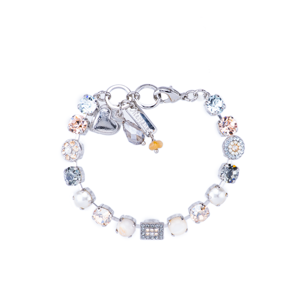 Medium Cluster and Pavé Bracelet in "Earl Grey" *Preorder*