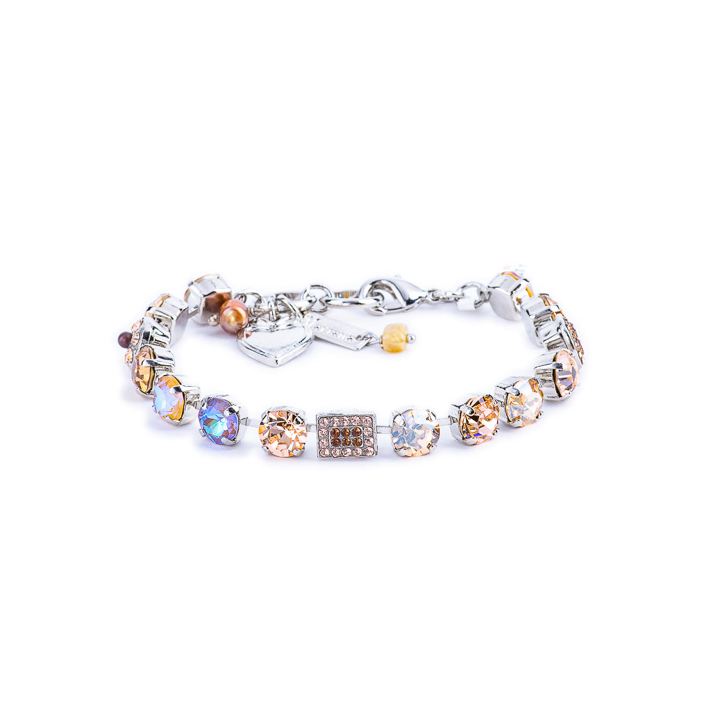 Medium Cluster and Pavé Bracelet in "Chai" *Preorder*