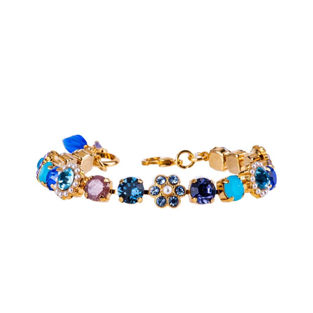 Medium Blossom Bracelet in "Electric Blue" *Preorder*