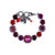 Large Square Cluster Bracelet in "Hibiscus" *Custom*