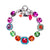 Large Square Cluster Bracelet in "Rainbow Sherbet" *Custom*