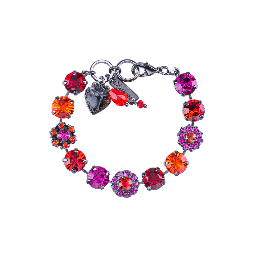 Large Daisy Bracelet in "Hibiscus" *Custom*