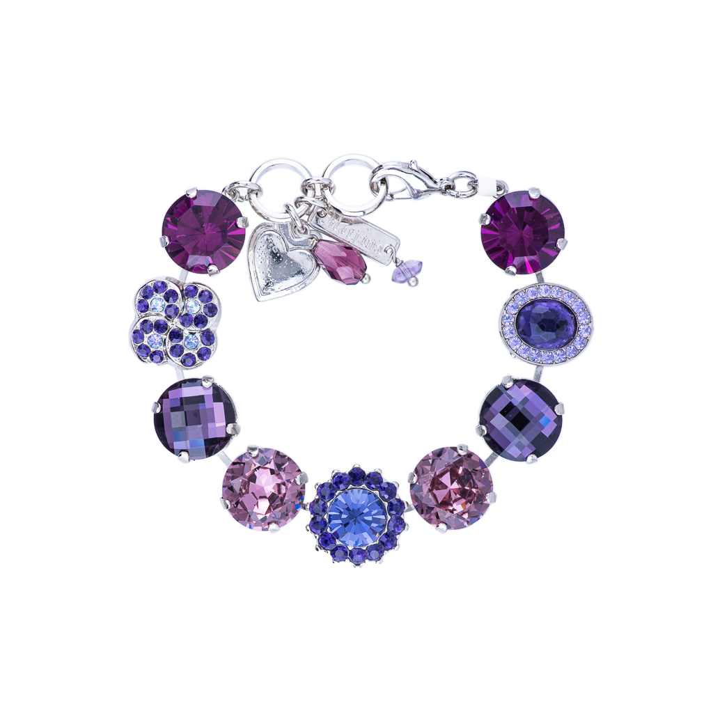 Extra Luxurious Cluster Bracelet in "Wildberry" *Preorder*