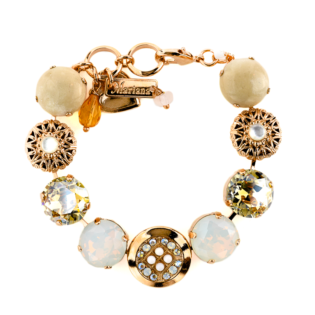 Extra Luxurious Cluster and Filigree Bracelet in "Kalahari" *Preorder*