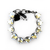 Cushion Cut Bracelet in "Crystal Moonlight" *Custom*