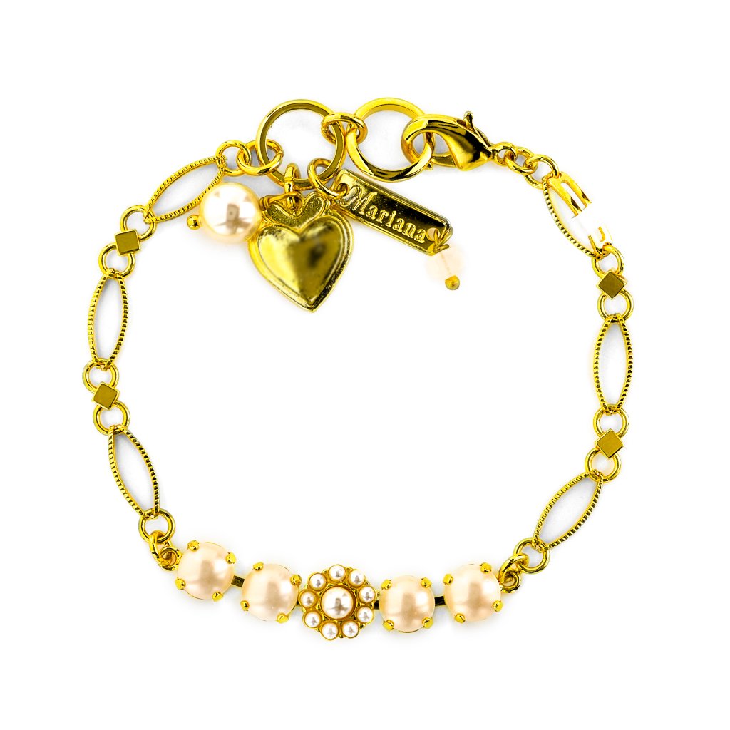 Petite Chain Bracelet in "Cream Pearl" *Custom*