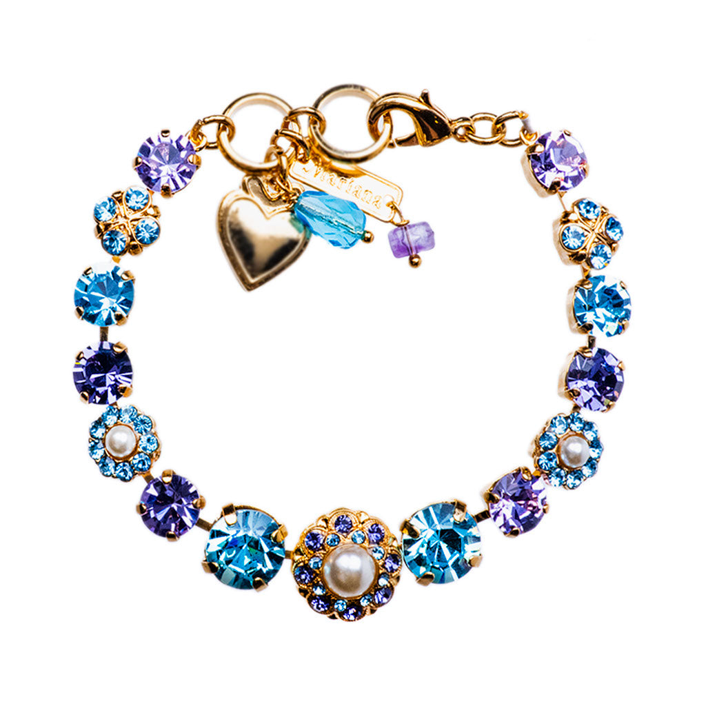 Medium Mixed Cluster Bracelet in "Blue Moon" *Custom*