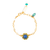 Cluster Chain Bracelet in "Chamomile" *Custom*