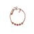 Petite Five Stone Chain Bracelet in Sun-Kissed "Peach" *Custom*