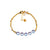 Petite Five Stone Chain Bracelet in "Sun-Kissed Horizon" *Custom*