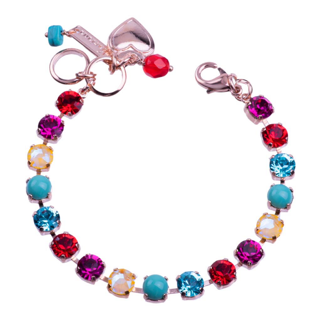 CUSTOM crystal bracelet with charms – HUDAGOLD