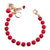 Medium Classic Stone Bracelet in "Red Coral" *Preorder*