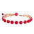 Medium Classic Stone Bracelet in "Red Coral" *Custom*