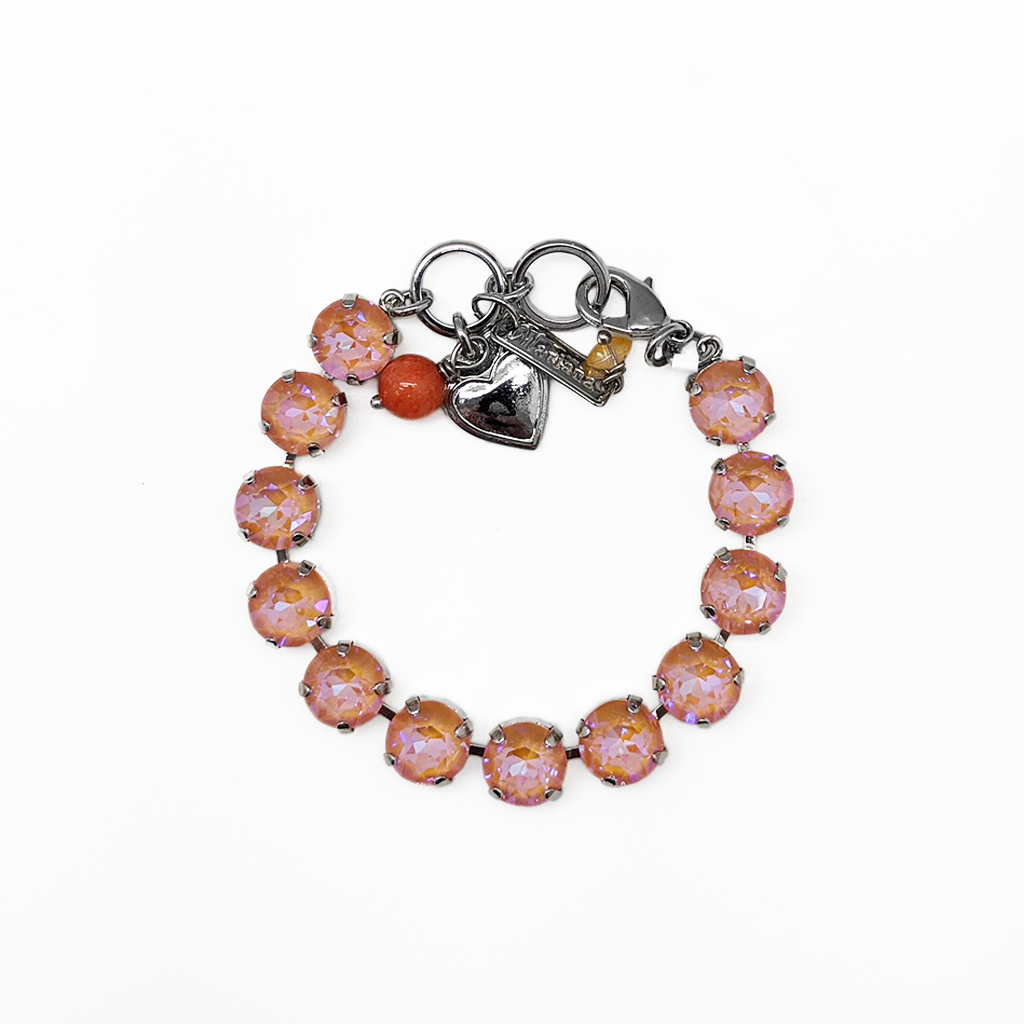Large Round Bracelet in Sun-Kissed "Peach" *Custom*