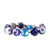 Large Everyday Rivoli Bracelet "Blue Moon" *Custom*