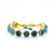 Large Everyday Faceted Bracelet "Blue Topaz" *Preorder*