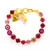 Medium Rosette Bracelet in "Saba" *Preorder*