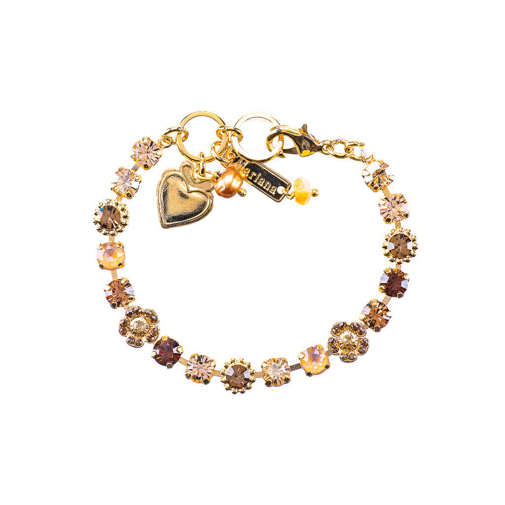 Petite Flower Cluster Bracelet in "Chai" *Preorder*
